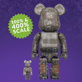 Gấu tô màu Bearbrick 23cm