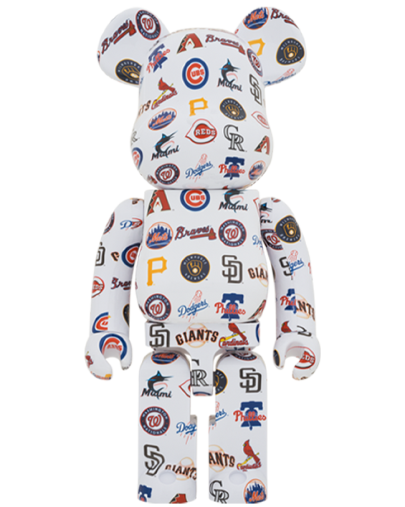 Bearbrick MLB National League 1000% Bearbrick by Medicom Toy
