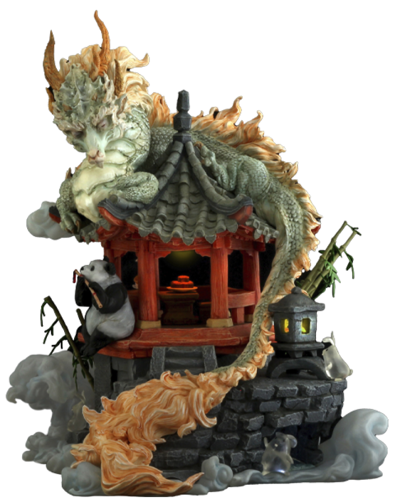 Dragon’s Lullaby Diorama by Kinetiquettes