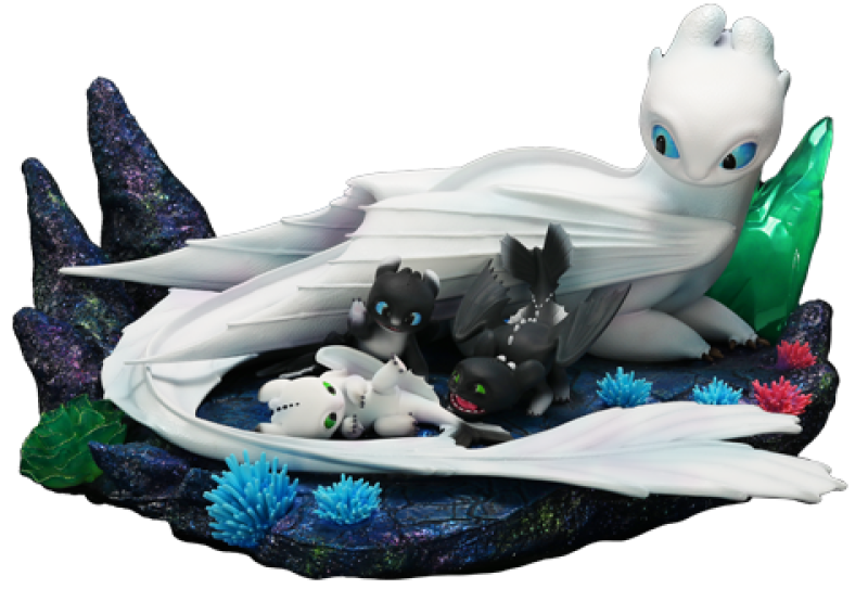 Light Fury & Night Lights Statues by Taka Corp Studio