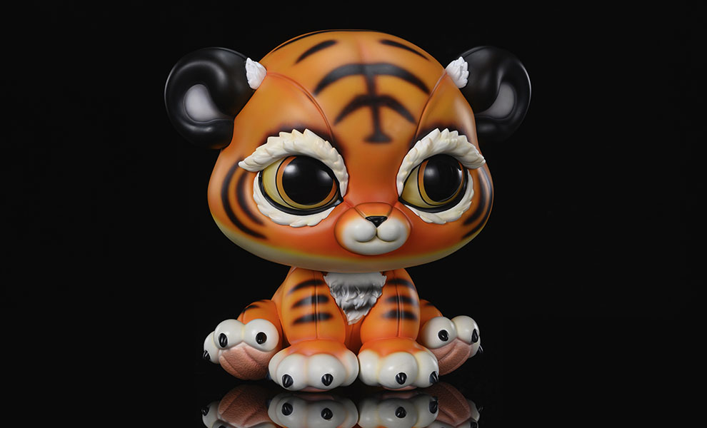 Gallery Feature Image of Chibi Pet Series Tiger Statue - Click to open image gallery