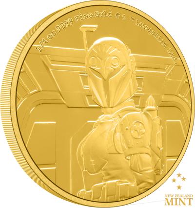 Bo-Katan Kryze ¼oz Gold Coin- Prototype Shown