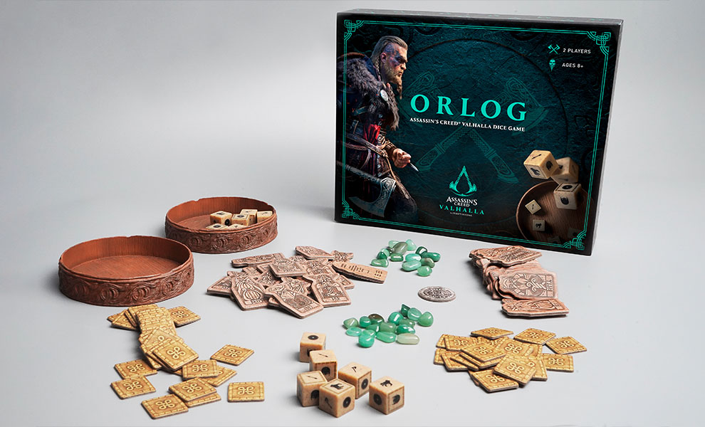 Gallery Feature Image of Assassin's Creed: Orlog Dice Game Board Game - Click to open image gallery