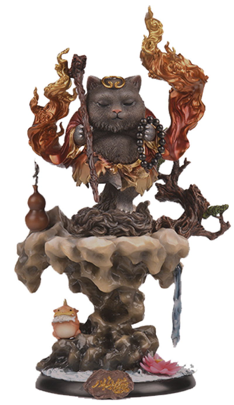 Tieguai Li Cat - Deluxe Version Statues by Gantaku Anime