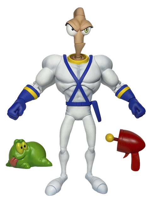 Premium DNA Toys Earthworm Jim & Snott Action Figure
