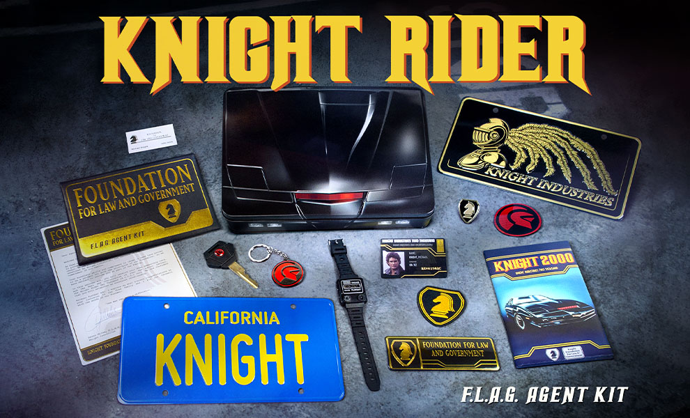 Gallery Feature Image of Knight Rider F.L.A.G Agent Kit Collectible Set - Click to open image gallery
