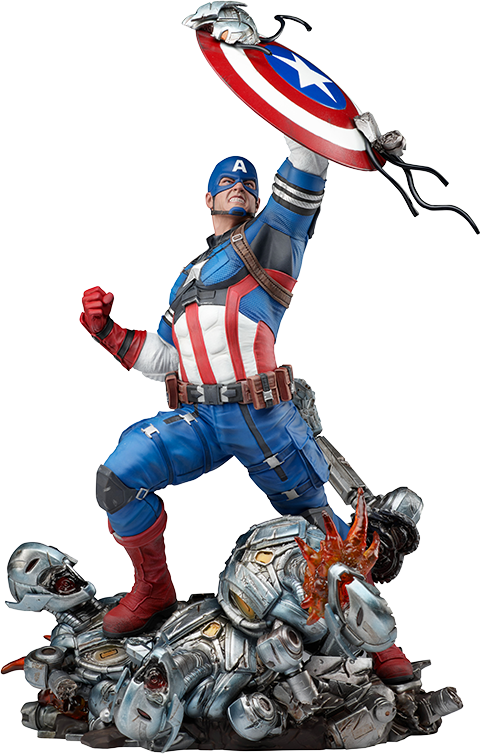 PCS Captain America Statue