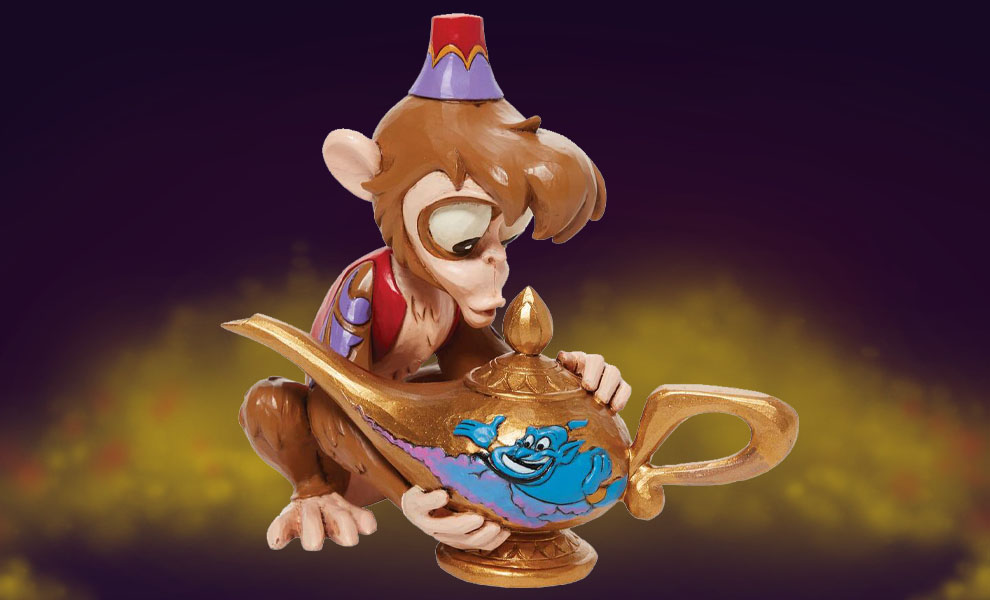 Hot Topic Disney Aladdin Abu with Genie Lamp Figurine