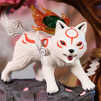 Okamiden Chibiterasu Wolf Vinyl Figure NIB Loot Gaming Crate Exclusive  Okami Den