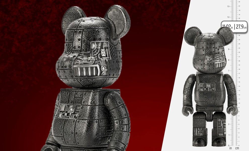 Gallery Feature Image of Be@rbrick Royal Selangor Steampunk Coal Black 400％ Bearbrick - Click to open image gallery