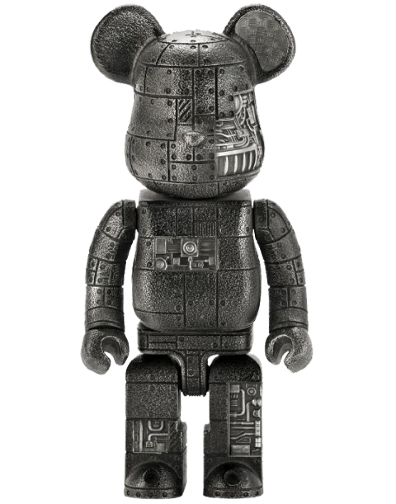 Be@rbrick Royal Selangor Steampunk Coal Black 400％ Bearbrick by Royal Selangor