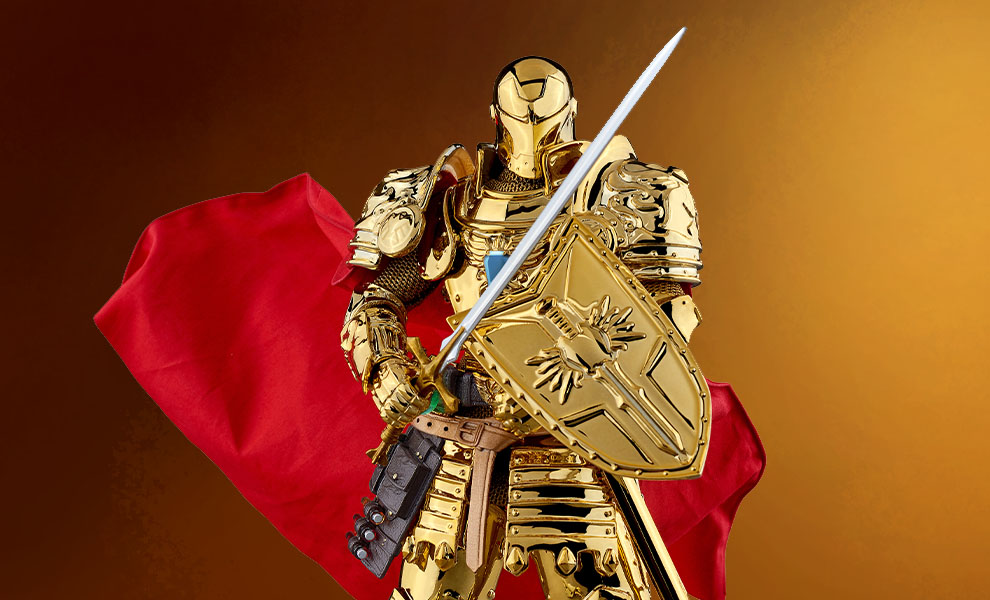 Gallery Feature Image of Medieval Knight Iron Man (Golden) Action Figure - Click to open image gallery