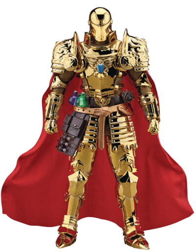 Medieval Knight Iron Man (Golden)