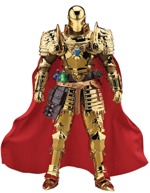 Medieval Knight Iron Man (Golden) Action Figure