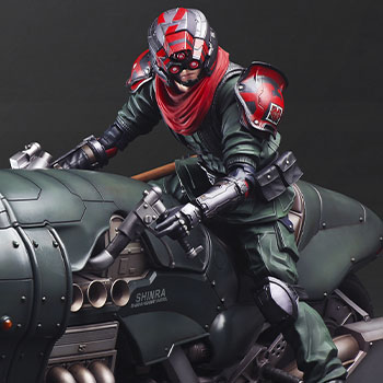 Shinra Elite Security Officer and Motorcycle Set PLAY ARTS KAI 
