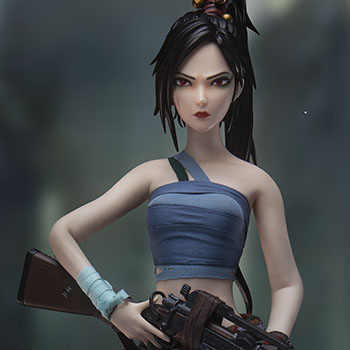 Green Snake - Xiaoqing-Verta Sixth Scale Figure by TBLeague