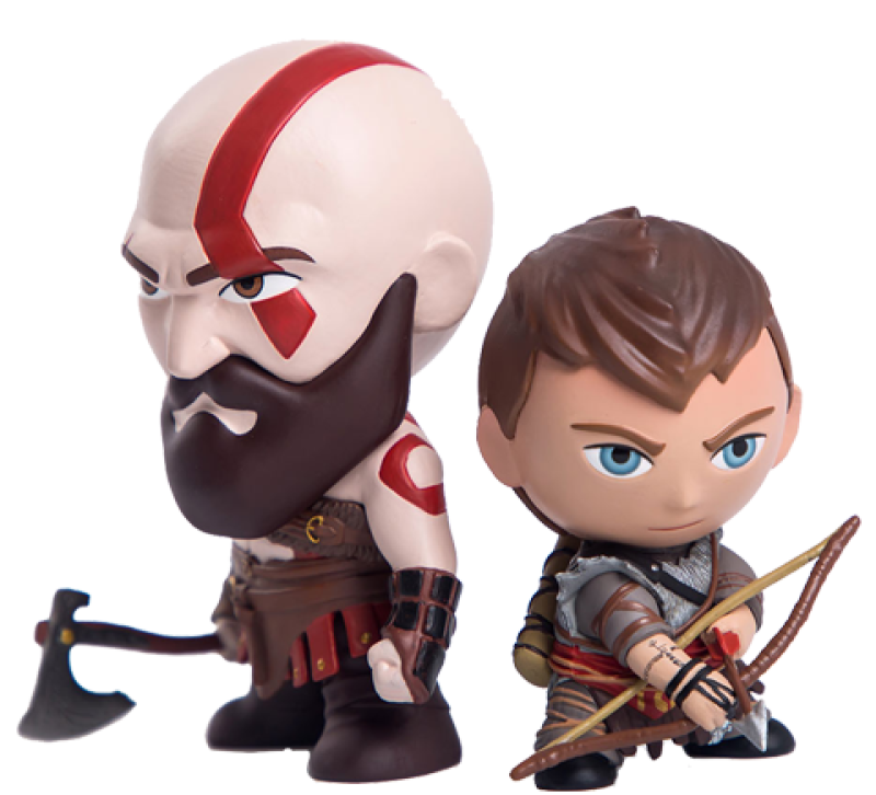 Kratos and Atreus Mini Figures PVC Figure by Gaming Heads