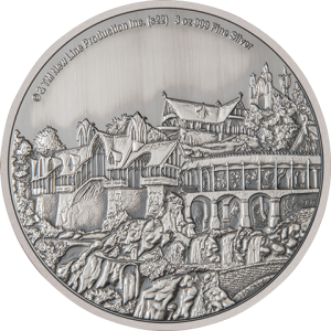 Rivendell 3oz Silver Coin Silver Collectible