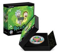 Gallery Image of Rick and Morty 1oz Silver Coin Silver Collectible