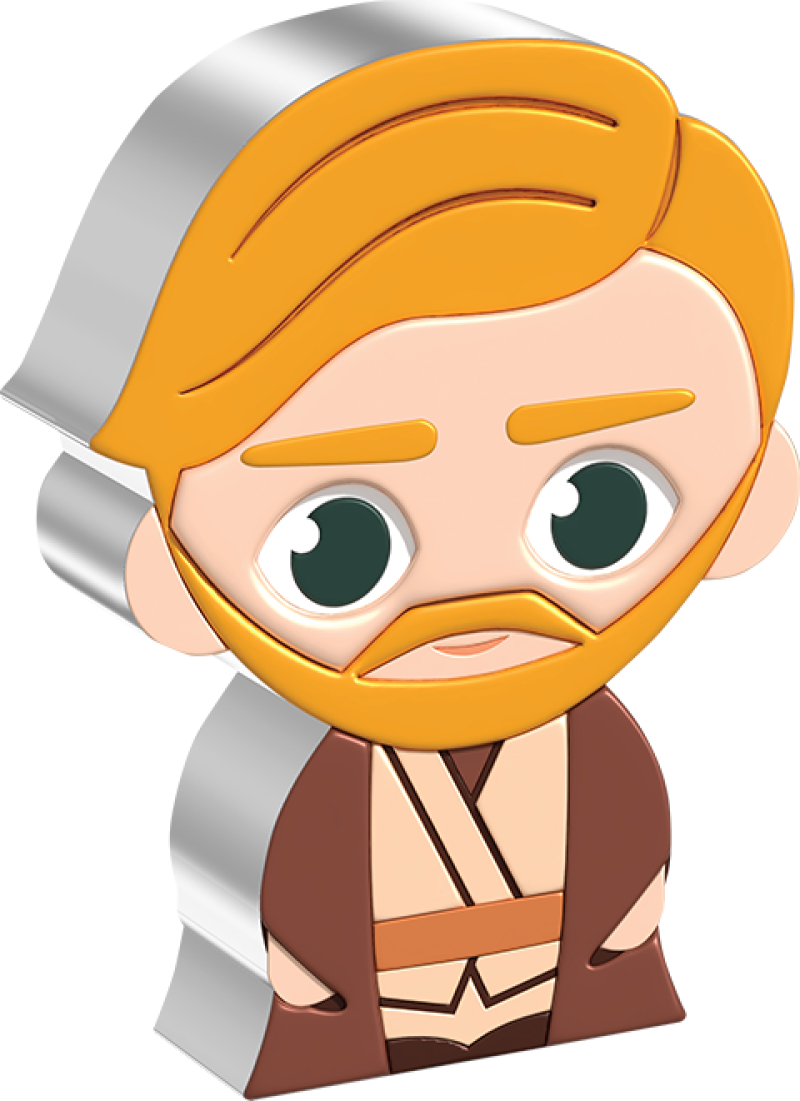 Young Obi-Wan Kenobi 1oz Silver Coin Silver Collectible by New Zealand Mint
