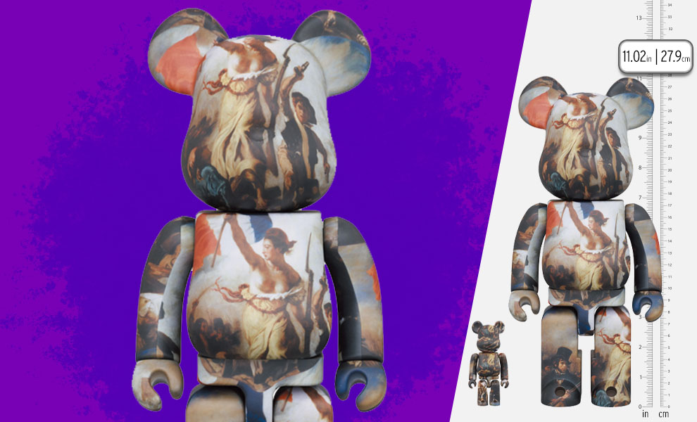 Gallery Feature Image of Be@rbrick Eugène Delacroix "Liberty Leading the People" 100% & 400% Bearbrick - Click to open image gallery