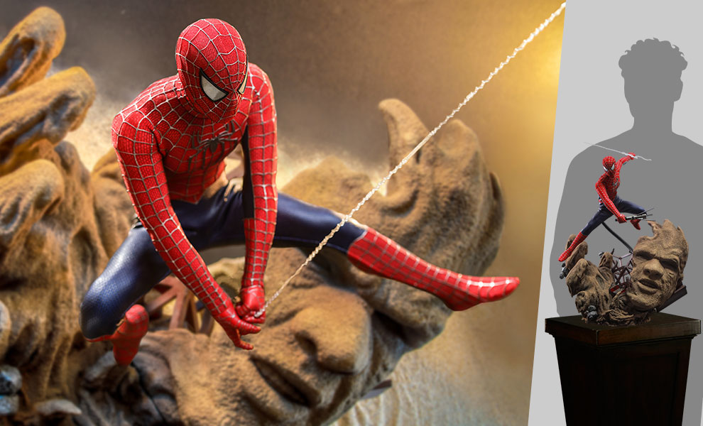 Gallery Feature Image of Friendly Neighborhood Spider-Man (Deluxe Version) Sixth Scale Figure - Click to open image gallery
