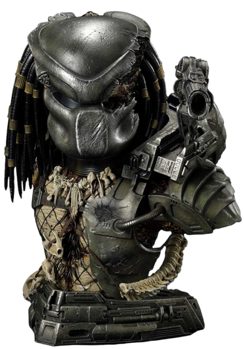 Jungle Hunter Predator BattleDamaged Version Bust by Prime 1 Studio