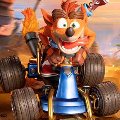 Crash in Kart Statue by First 4 Figures