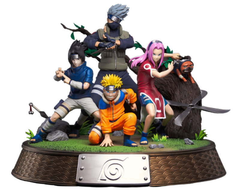 Naruto Statues by Kami-Arts