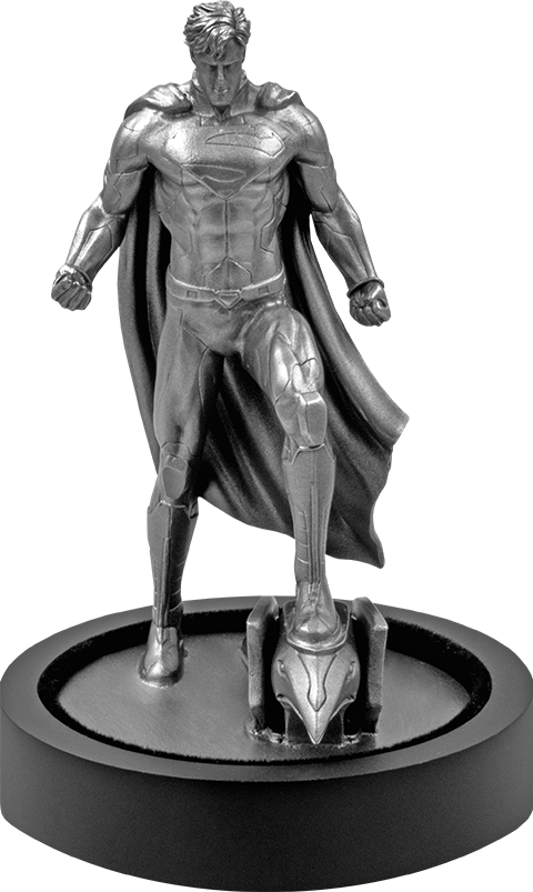New Zealand Mint Superman Silver Miniature Silver Collectible
