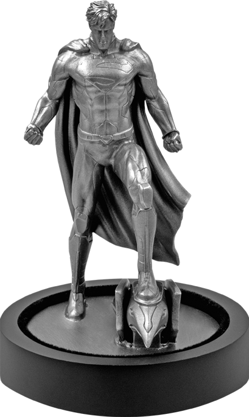 Superman Silver Miniature Silver Collectible by New Zealand Mint
