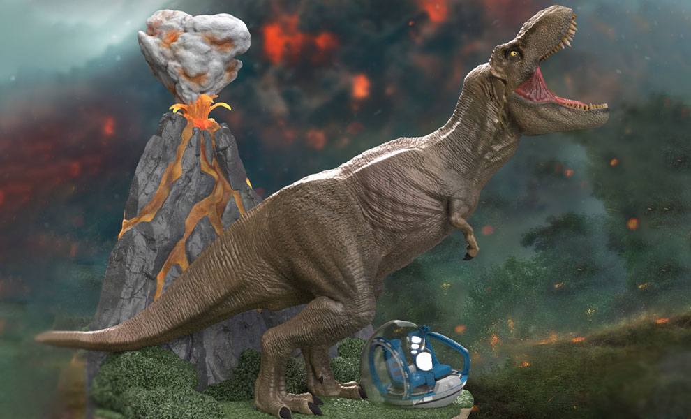 Gallery Feature Image of T-Rex D-Stage Statue - Click to open image gallery