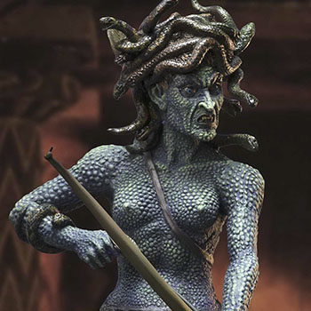 Lot #155 - CLASH OF THE TITANS (1981) - Ray Harryhausen-autographed  Life-size Medusa Statue