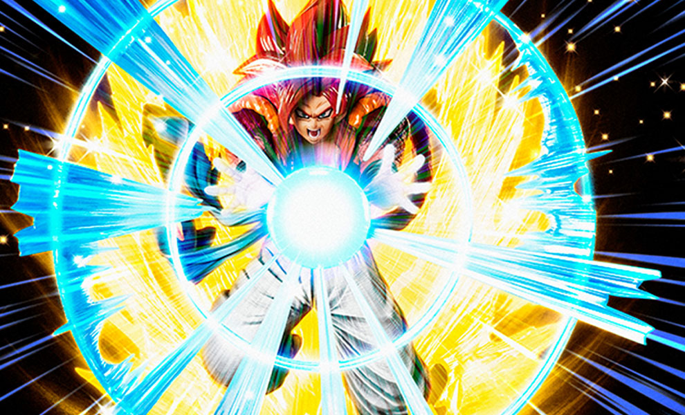 Gallery Feature Image of Gogeta Super Saiyan 4 (Saiyan Warrior with Ultimate Power) Statue - Click to open image gallery