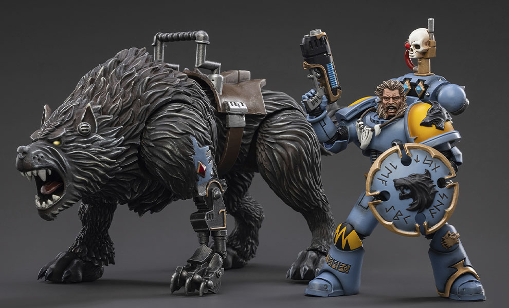 Gallery Feature Image of Space Wolves Thunderwolf Cavalry Frode Collectible Set - Click to open image gallery