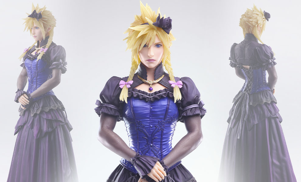 Gallery Feature Image of Cloud Strife (Dress Ver.) Collectible Figure - Click to open image gallery