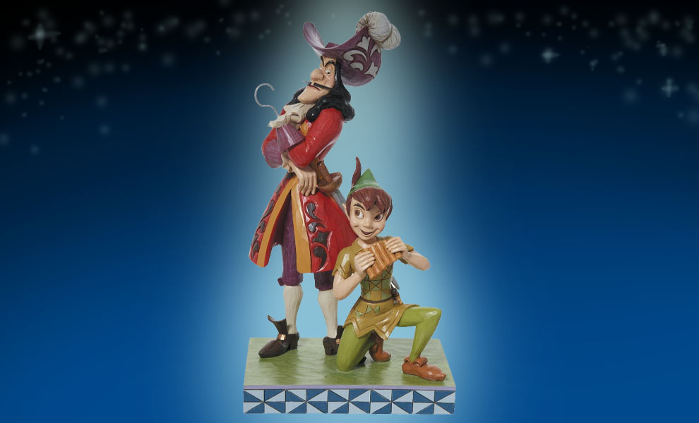 Gallery Feature Image of Peter Pan & Hook Good Vs Evil Figurine - Click to open image gallery