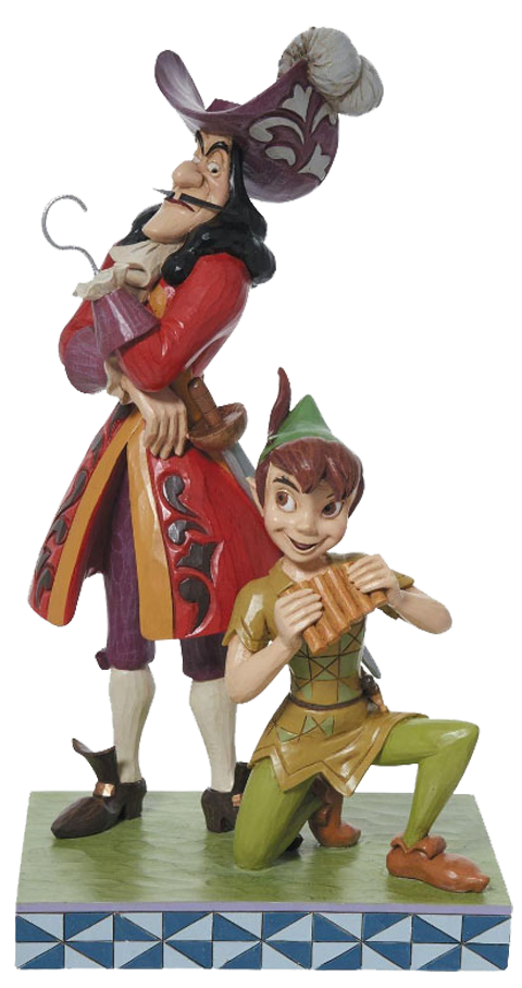 Enesco, LLC Peter Pan & Hook Good Vs Evil Figurine