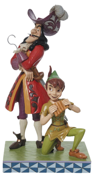 Peter Pan & Hook Good Vs Evil Figurine