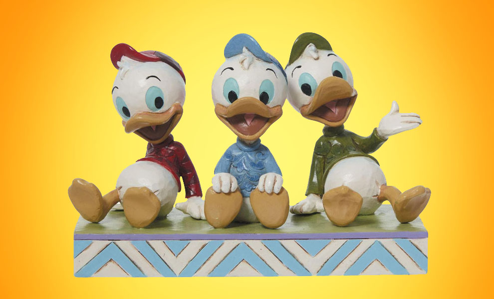 Gallery Feature Image of Huey Dewey & Louie Sitting Figurine - Click to open image gallery