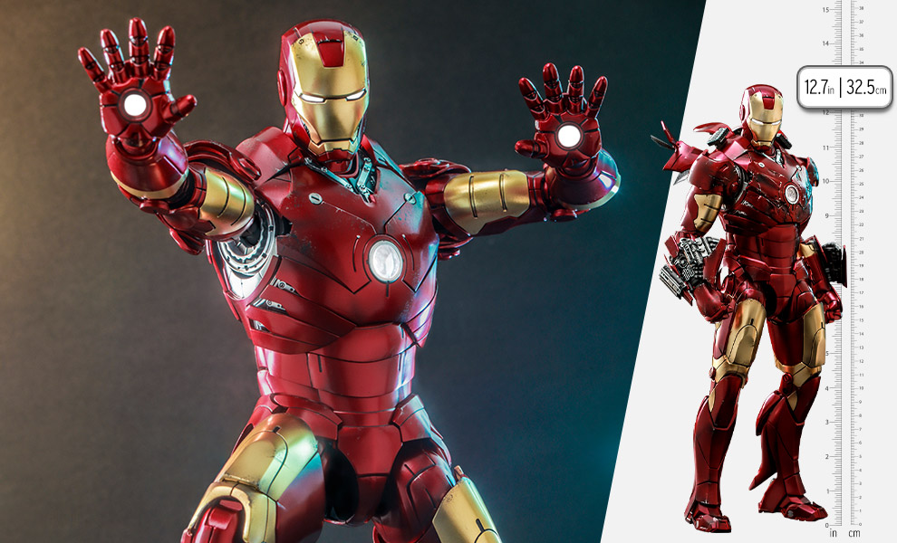 Gallery Feature Image of Iron Man Mark III (2.0) Sixth Scale Figure - Click to open image gallery