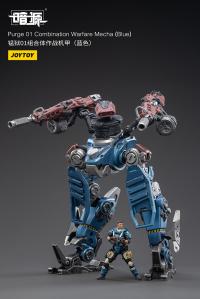 Gallery Image of Purge 01 Combination Warfare Mecha (Blue) Collectible Figure