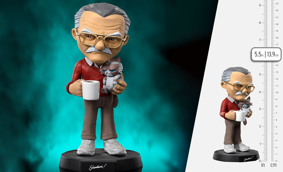 Gallery Feature Image of Stan Lee with Grumpy Cat Mini Co. Collectible Figure - Click to open image gallery