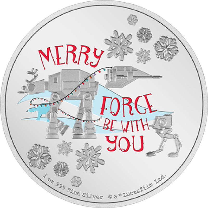 Season's Greetings 1oz Silver Coin Silver Collectible by New Zealand Mint