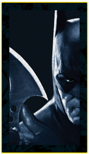 Batman Arkham City Batarang LED Mini-Poster Light Wall Light