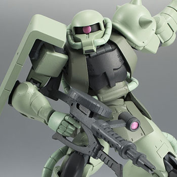 MS-06S Zaku II アクションフィギュア Mobile Suit Gundam Gundam Universe MS-06S Char's Zaku II (Renewal