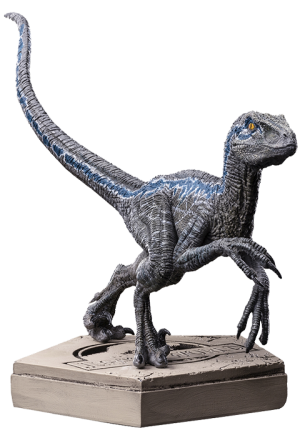 Velociraptor Blue Statue