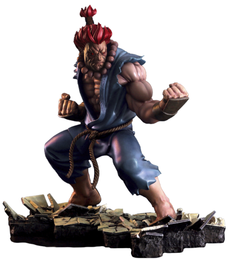 Akuma Raging Demon Diorama by Kinetiquettes
