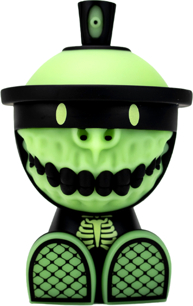 Grinbot GID Collectible Figure by Clutter Studios
