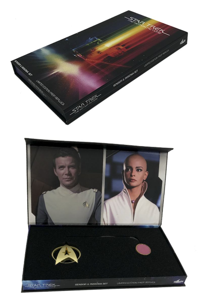 Ilia Sensor and Command Insignia Set Prop Replica by Factory Entertainment